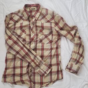 Mens Salt Valley long sleeve western shirt